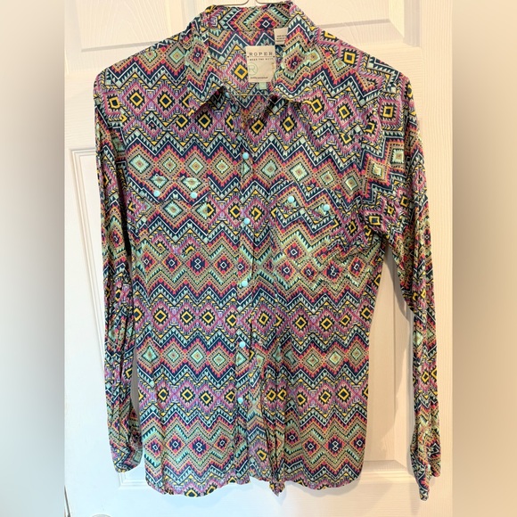 ROPER Multi-Color Rodeo Shirt - Picture 3 of 4